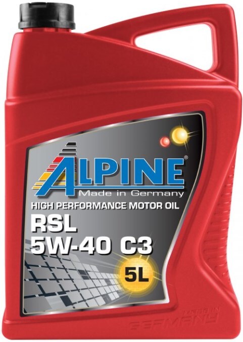 

Моторное масло Alpine RSL 5W40 C3 5л [0100172], Моторное масло Alpine RSL 5W40 C3 5л 0100172