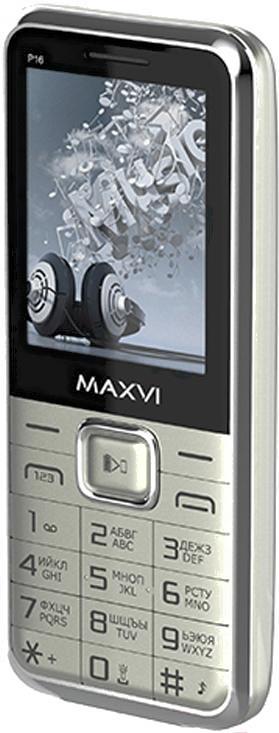 

Мобильный телефон Maxvi P16 Silver, P16