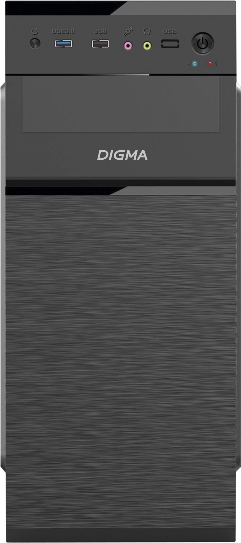 

Корпус Digma DC-ATX101-U2 черный без БП