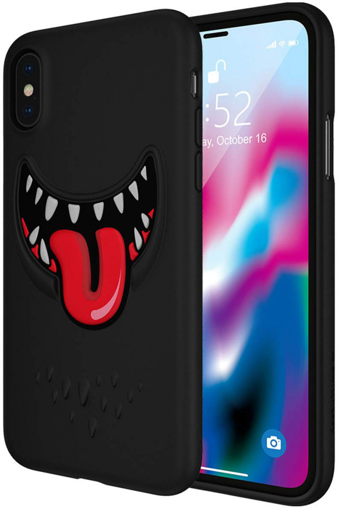 

Чехол для телефона SwitchEasy Monster iPhone XS/X черный [GS-103-44-151-11], Monster iPhone XS/X