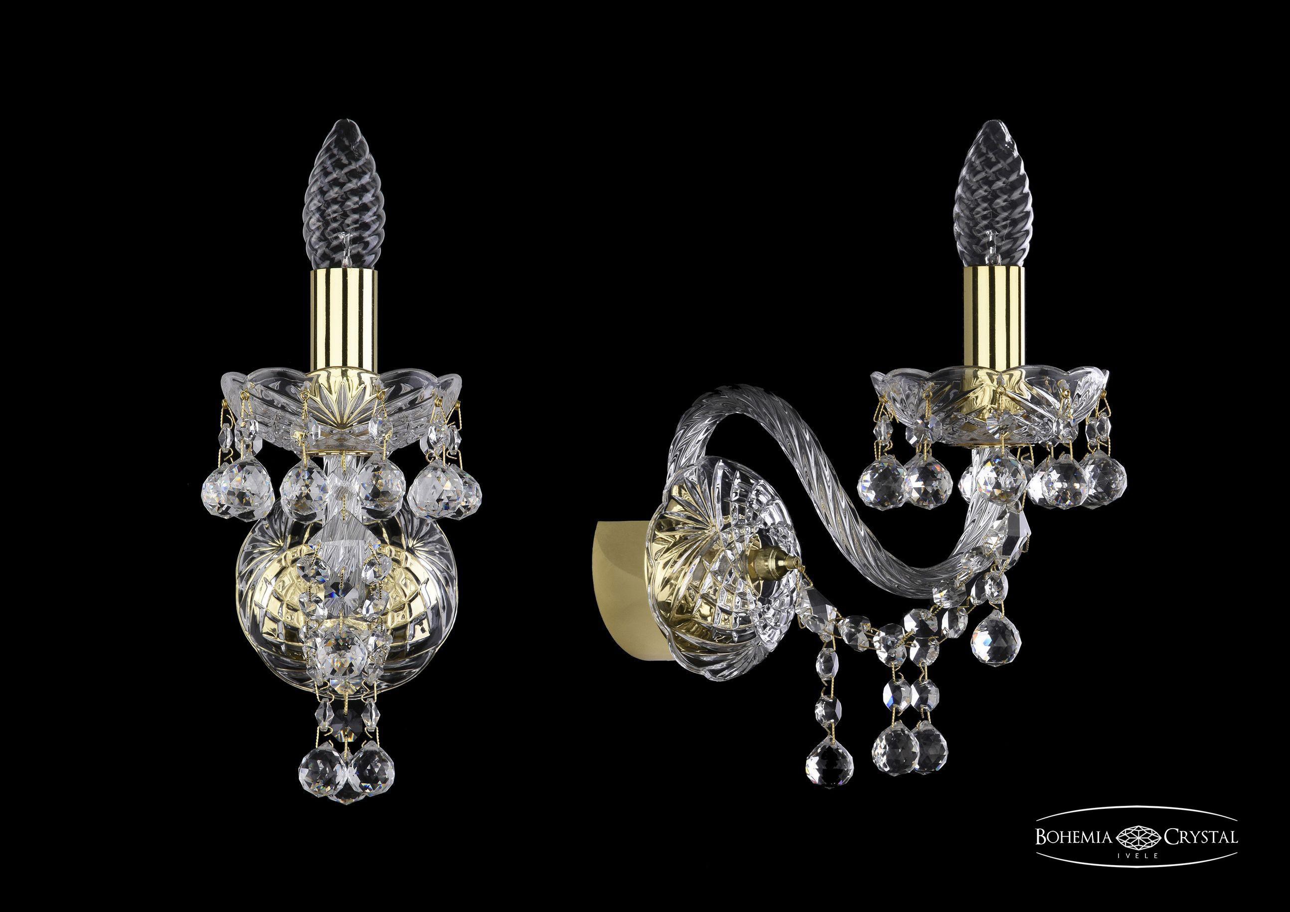 

Подвесная люстра Bohemia Ivele Crystal 1409B/1/160/G, Бра Bohemia Ivele Crystal 1409B/1/160/G