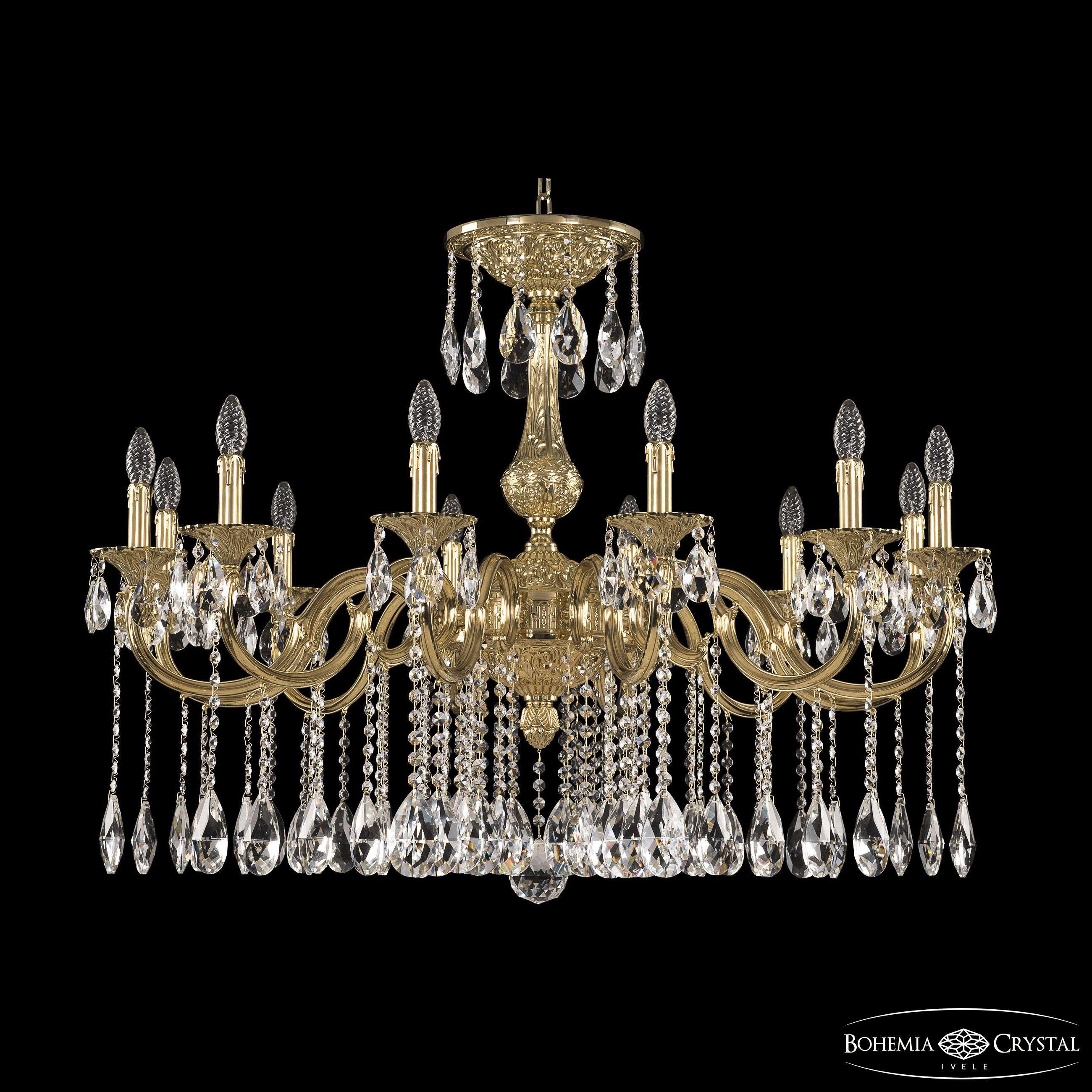 

Подвесная люстра Bohemia Ivele Crystal 72101/12/360 A G