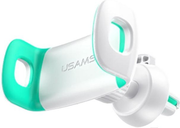 

Автомобильный держатель Usams US-ZJ039 Air Vent Mount U Series белый/зеленый [ZJ39ZJ03], Автомобильный держатель USAMS US-ZJ039 Air Vent Mount U Series ZJ39ZJ03 белый/зеленый