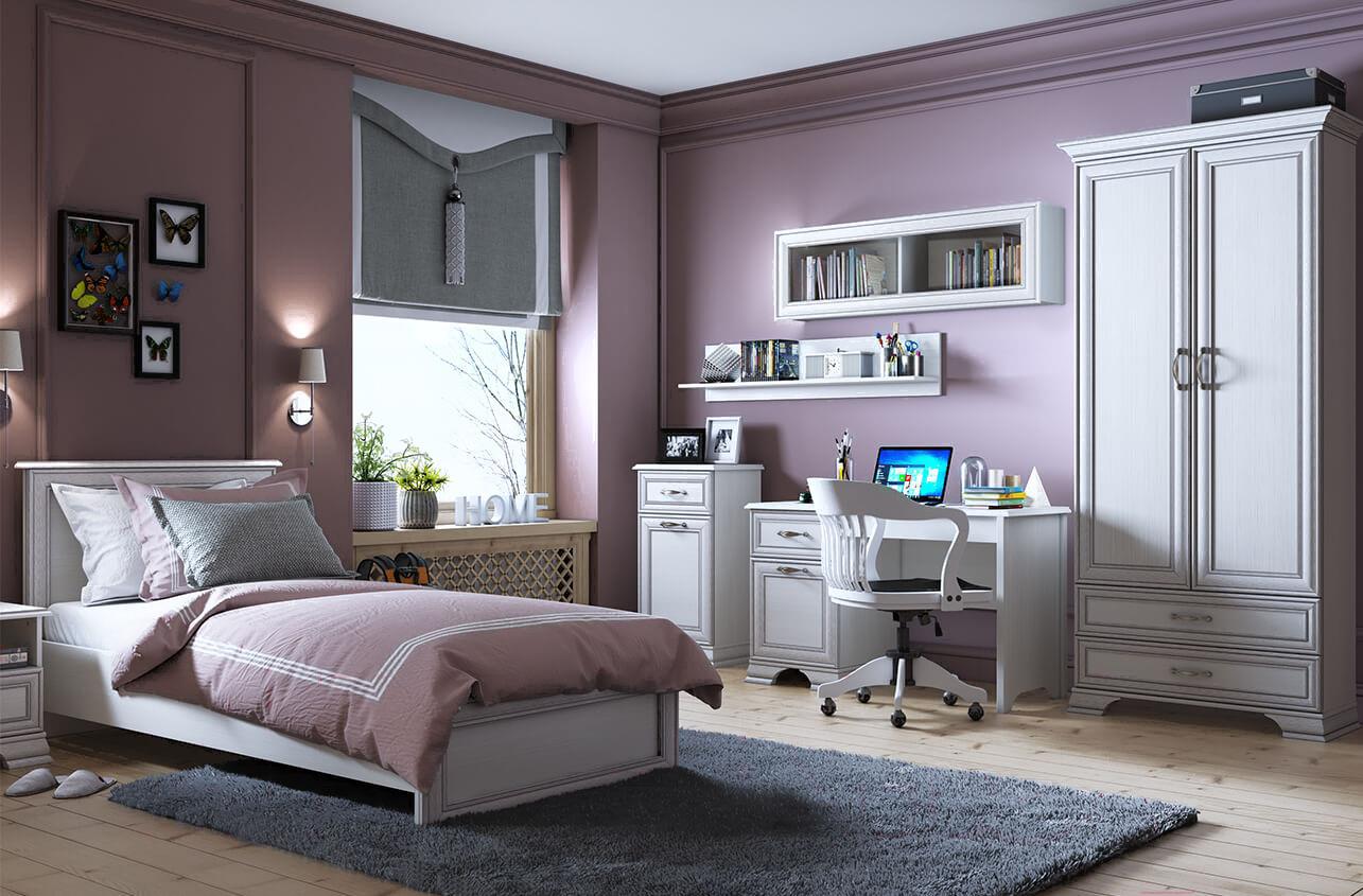 

Кровать Anrex Tiffany 90 вудлайн кремовый, Tiffany 90