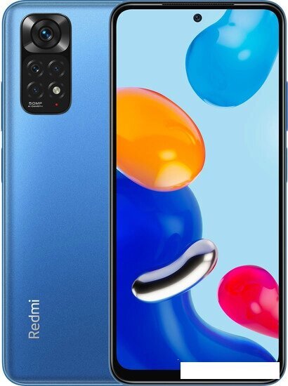 

Мобильный телефон Xiaomi Redmi Note 11 4GB/64GB 2201117TG Twilight Blue, Смартфон Xiaomi Redmi Note 11 4GB/64GB международная версия (сумеречный синий)