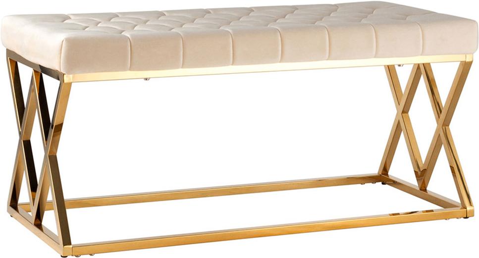 

Банкетка Stool Group Инсигния вельвет бежевый/золото [BENCH-011-TG-BG], Банкетка Stool Group Инсигния вельвет BENCH-011-TG-BG бежевый/золото