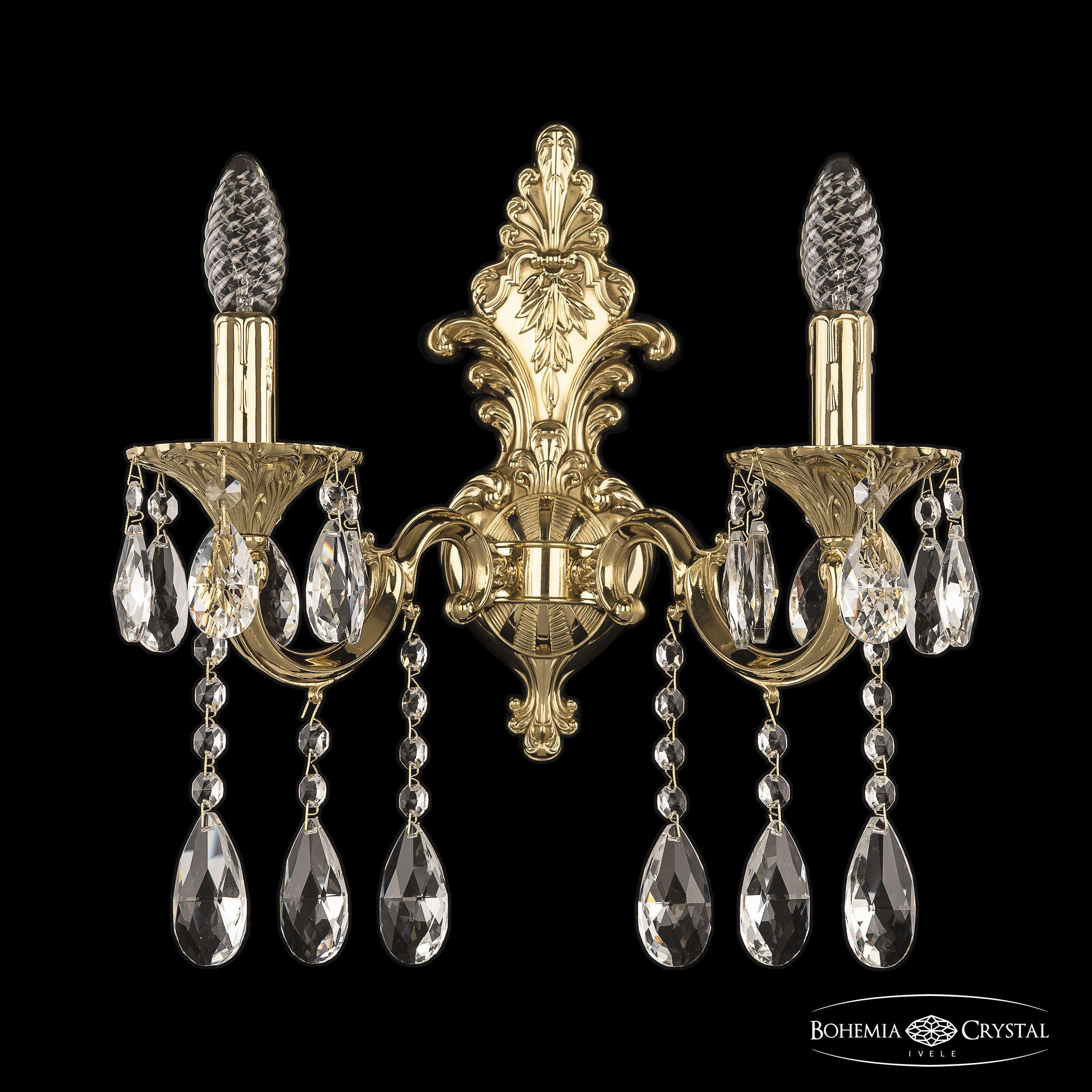 

Бра Bohemia Ivele Crystal 7201B14/2/175 A G