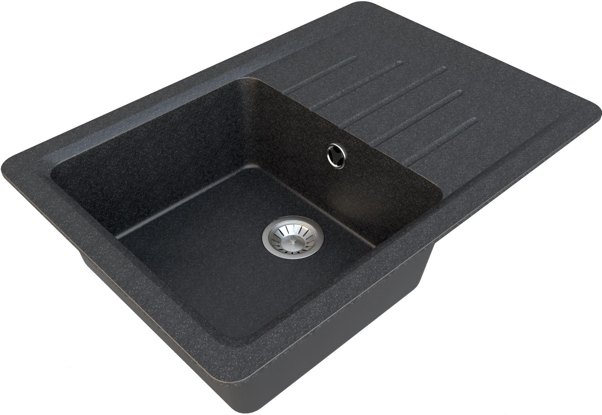 

Кухонная мойка Гамма Гранит Granite-06 черный