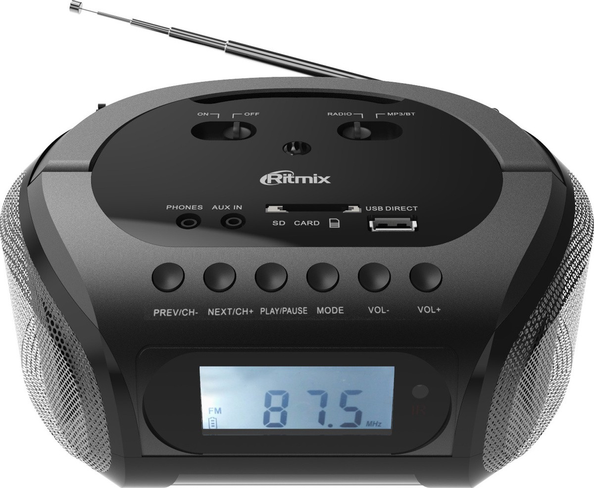 

Магнитола Ritmix RBB-020BT Black