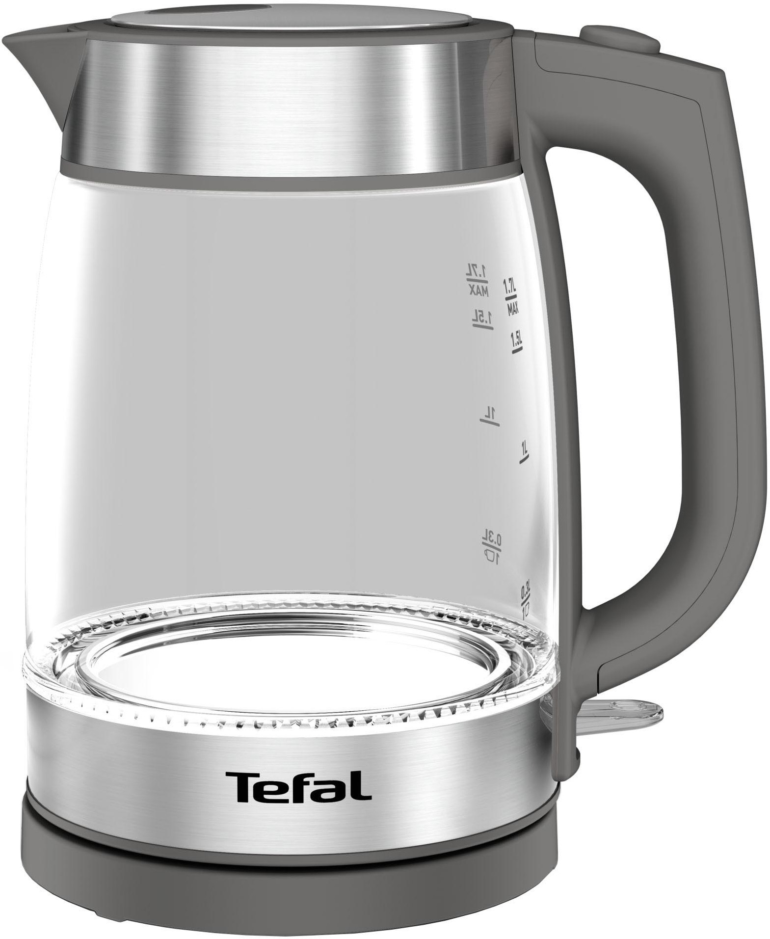 

Электрочайник Tefal KI740B30 серебристый/прозрачный