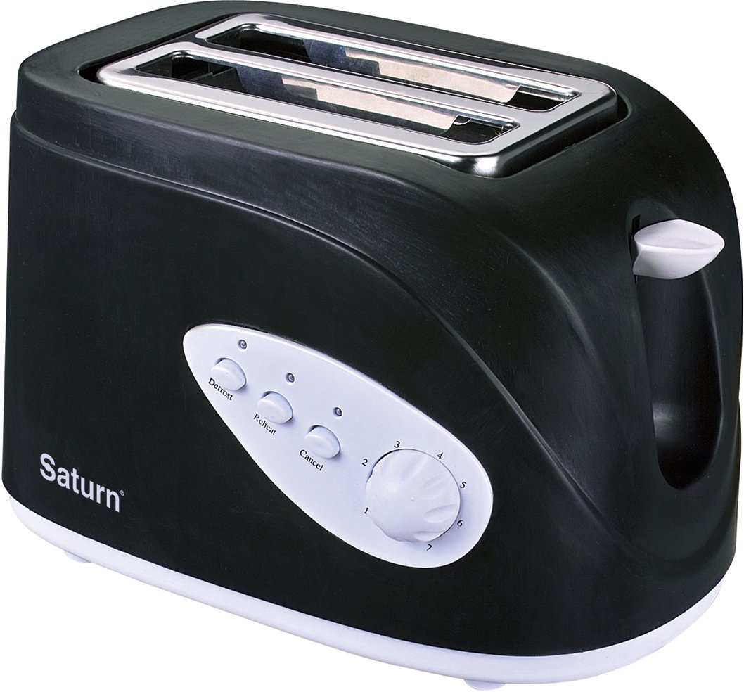 Saturn ST-EC7021 (черный) - фото Тостер Saturn ST-EC7021 (черный)