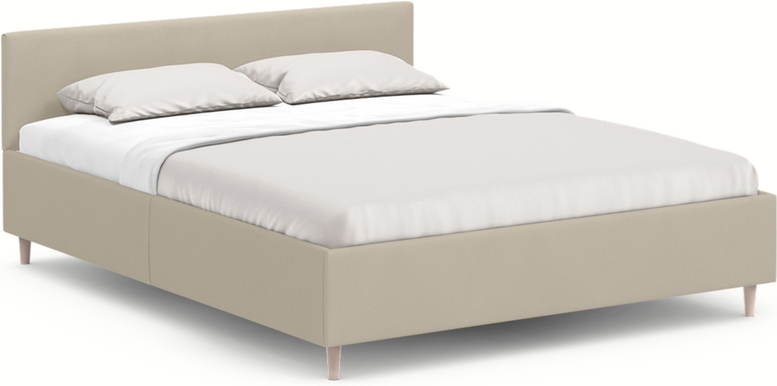 

Кровать Moon Trade Moon Family 1250 160x200 ПМ экокожа бежевый (К004262)