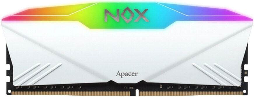

Оперативная память Apacer DDR4 DIMM 16GB 3200 MHz NOX RGB White Aura2 (AH4U16G32C28YNWAA-1)