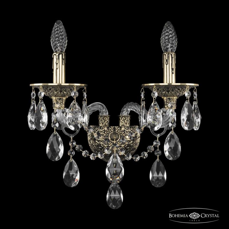 

Бра Bohemia Ivele Crystal хрустальная [16115B/2/165/XL GB], хрустальная