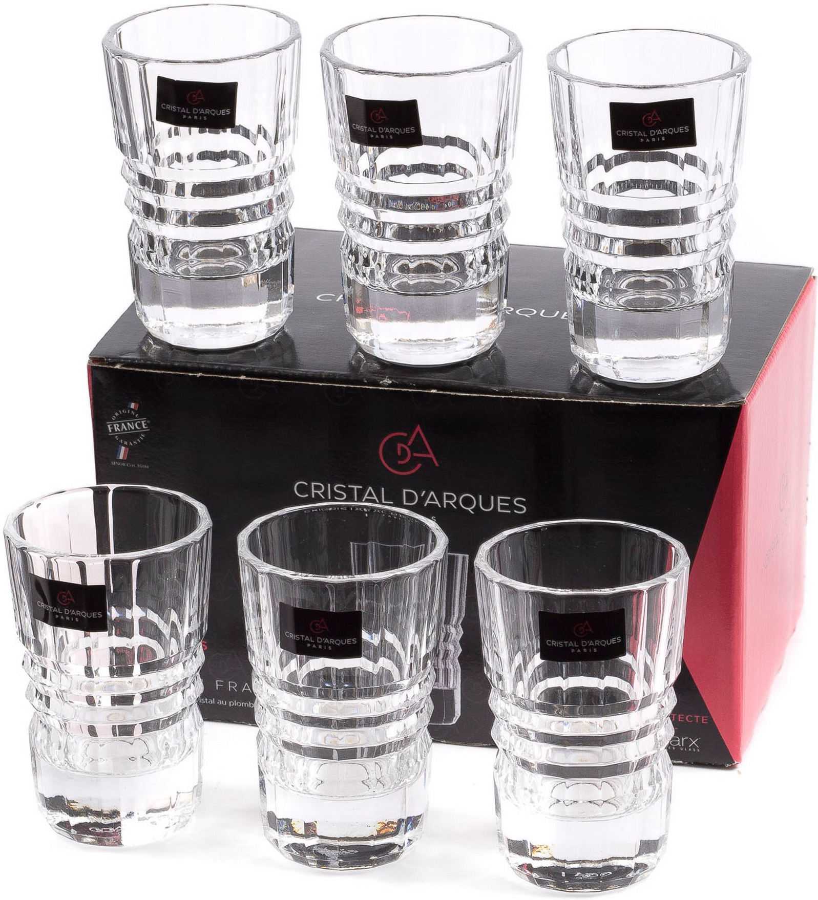 

Набор стопок для водки Cristal d'Arques Architecte Q4367