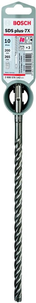 

Бур Bosch SDS Plus-7X д/арм.бетона 10x200x265мм [2.608.576.142], Бур Bosch SDS Plus-7X д/арм.бетона 10x200x265мм 2.608.576.142