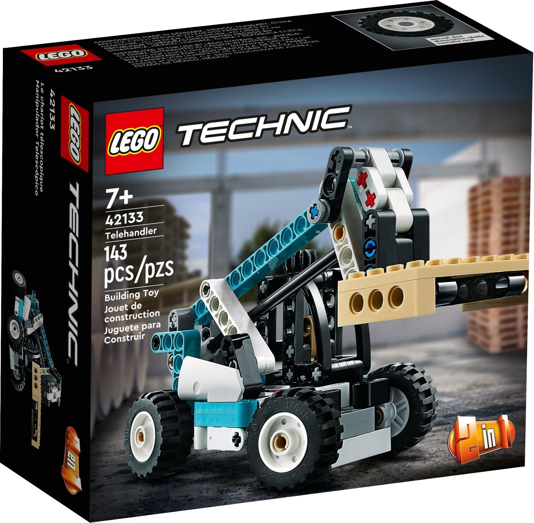 

Lego Technic Телескопический погрузчик (42133)