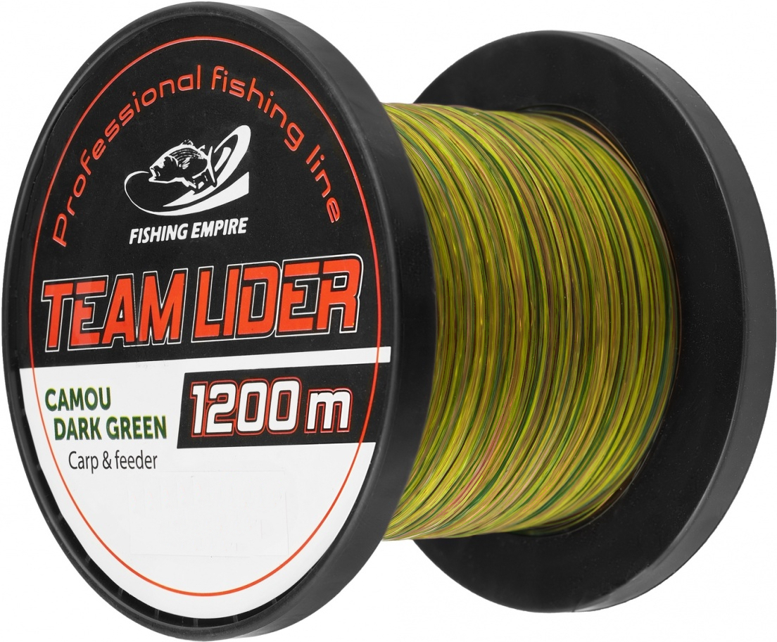 

Леска монофильная Lider Camou Dark Green 1200 м 0,42 мм (CDG-0420)