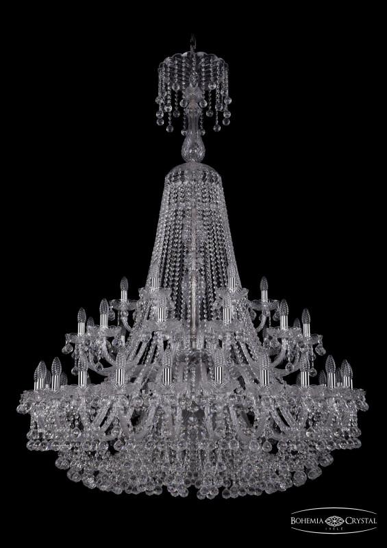

Подвесная люстра Bohemia Ivele Crystal 1409/24+12+6/460/XL-175/2d/Ni