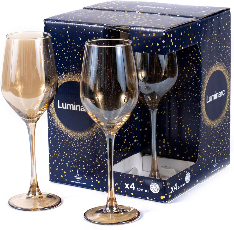 

Набор бокалов для вина Luminarc Золотой Мед P9306