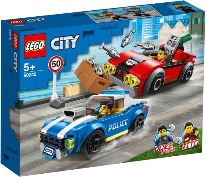 

Конструктор LEGO CITY 60242 Арест на шоссе, Конструктор LEGO CITY Арест на шоссе 60242