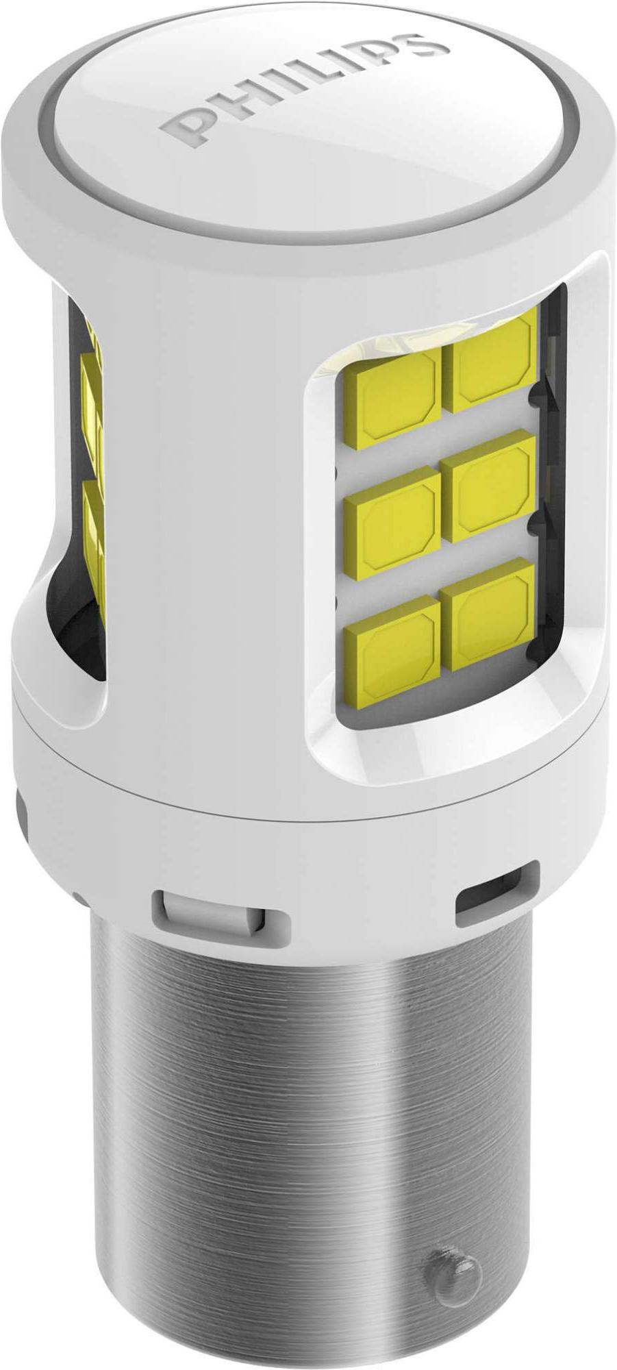 

Автомобильная лампа Philips P21W 12V-24V-2W BA15S LED White 2 штуки [11498ULWX2], P21W 12V-24V-2W BA15S LED White 2 штуки