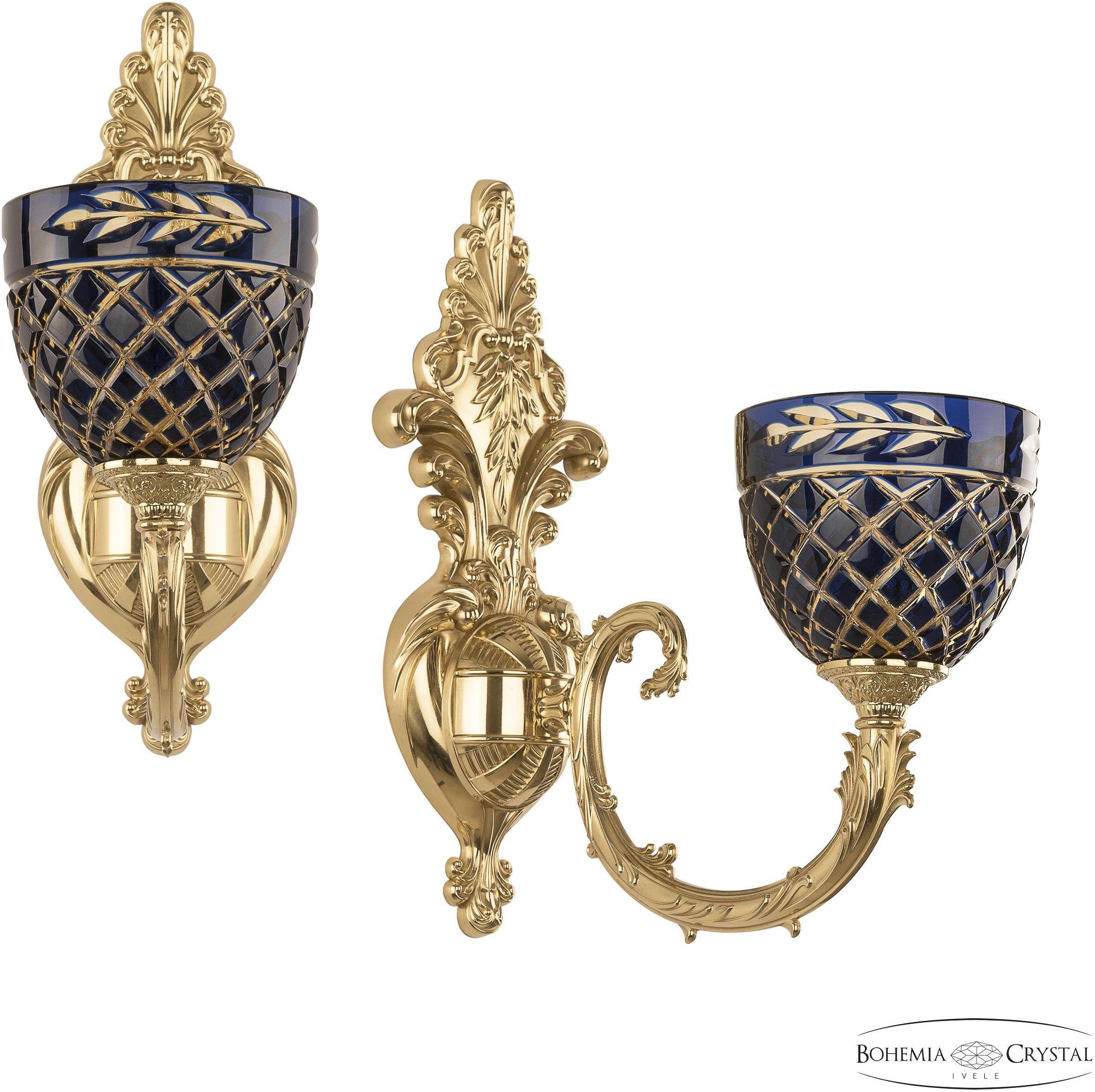 

Подвесная люстра Bohemia Ivele Crystal 7109B15/1/210 G P1 U Amber-Blue/H-1J