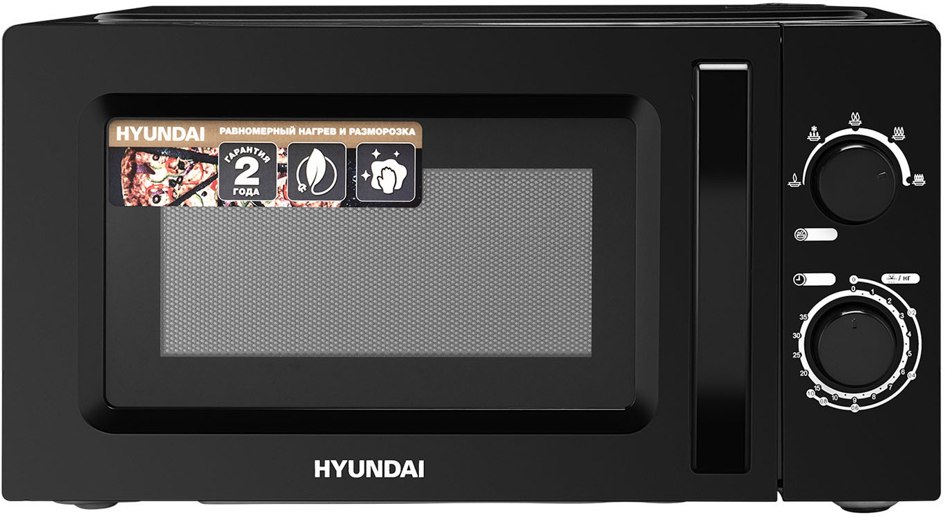 

Микроволновая печь Hyundai 20л. 700Вт черный [HYM-M2008], Микроволновая печь Hyundai 20л. 700Вт HYM-M2008 черный