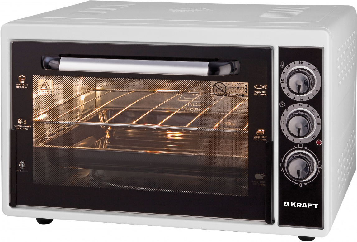 

Мини-печь Kraft KF-MO3801W белый, Мини-печь Kraft KF-MO3801W