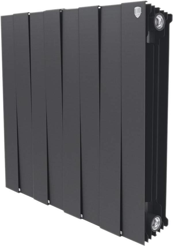 

Радиатор отопления Royal Thermo Piano Forte 500 Noir Sable (8 секций), Биметаллический радиатор Royal Thermo PianoForte 500 Noir Sable (8 секций)