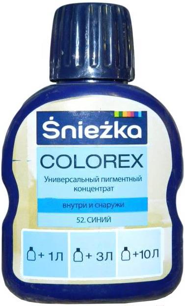 

Колеровочный пигмент Sniezka Colorex 52 100мл синий