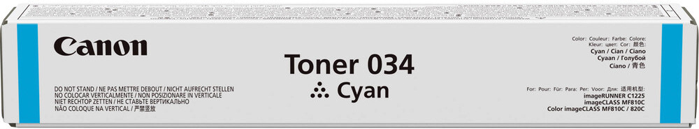 

Тонер Canon 034 синий [9453B001], Тонер Canon 034 9453B001 синий