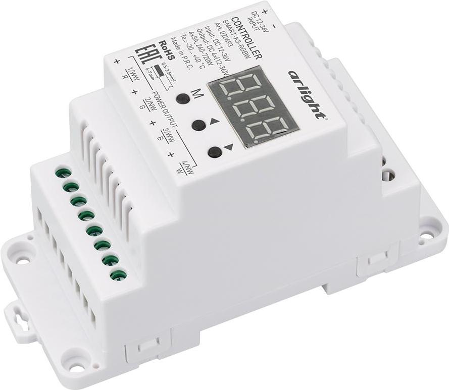 

Arlight Контроллер SMART-K3-RGBW (12-36V, 240-720W, DIN) [022493], Контроллер SMART-K3-RGBW (12-36V, 240-720W, DIN)