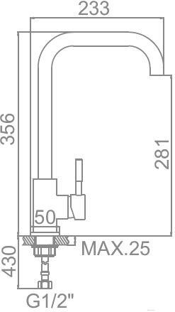 

Смеситель Ledeme L74998A-4
