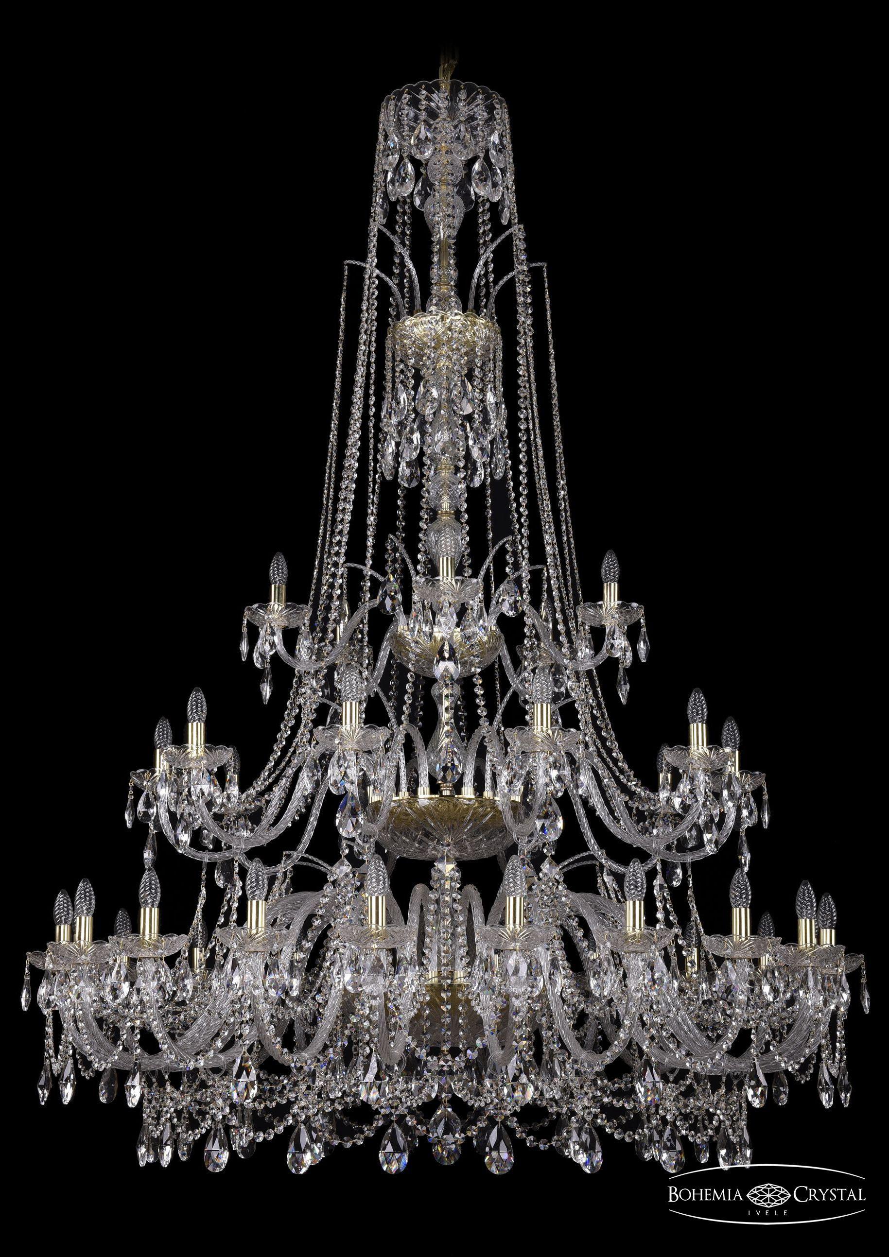 

Подвесная люстра Bohemia Ivele Crystal 1411/20+10+5/530/XL-202/3d/G