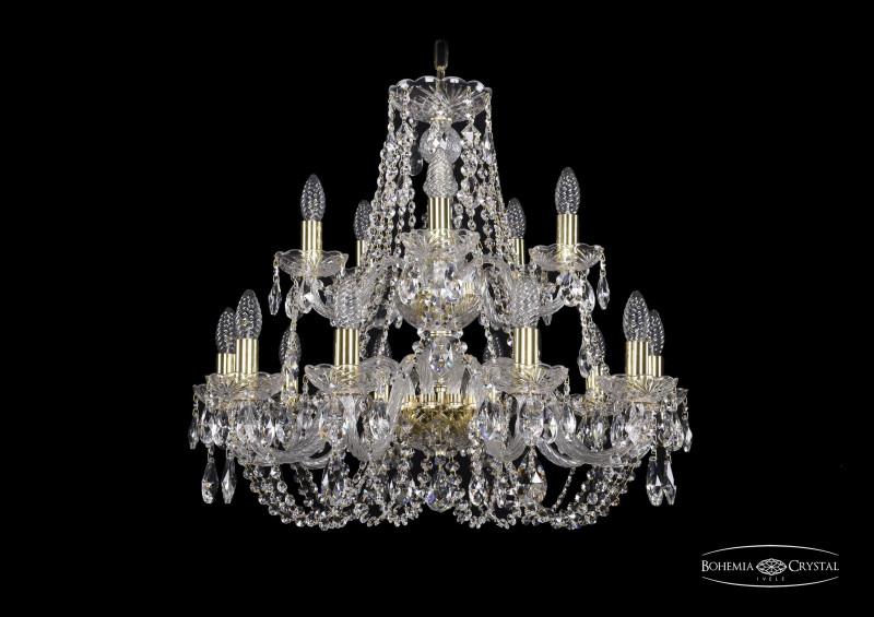 

Подвесная люстра Bohemia Ivele Crystal 1406/10+5/240/2d/G