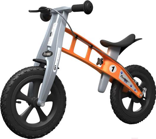 

Беговел FirstBIKE Cross с тормозом оранжевый, Cross с тормозом