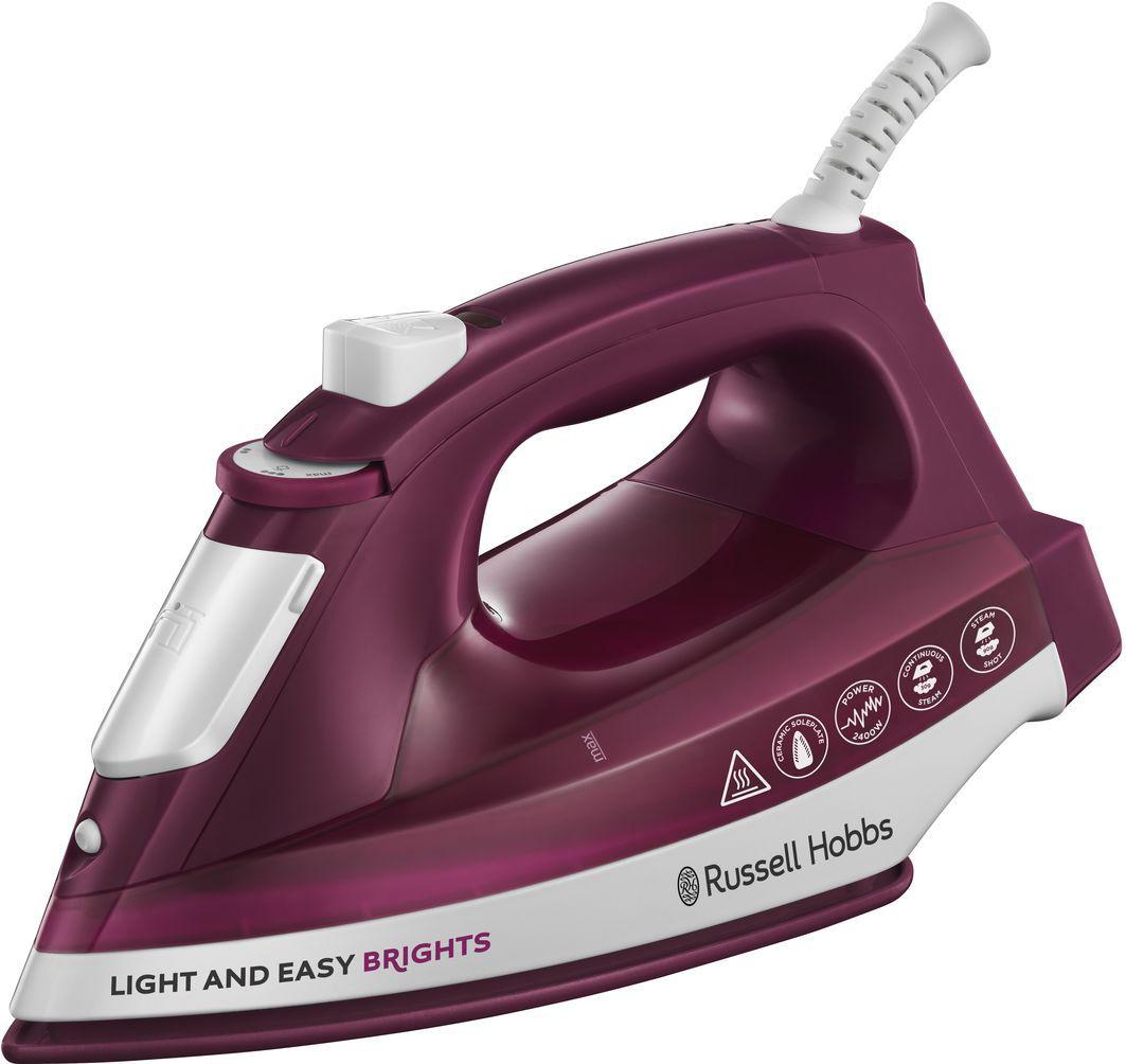 

Утюг Russell Hobbs Light and Easy Bright Iron Mulberry [24820-56], Light and Easy Bright