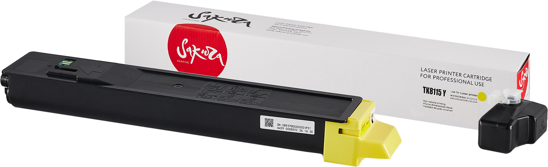 

Картридж Sakura Printing TK-8115Y (SATK8115Y)