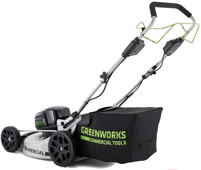 

Газонокосилка аккумуляторная Greenworks GC82LM51SP [2502607], GC82LM51SP