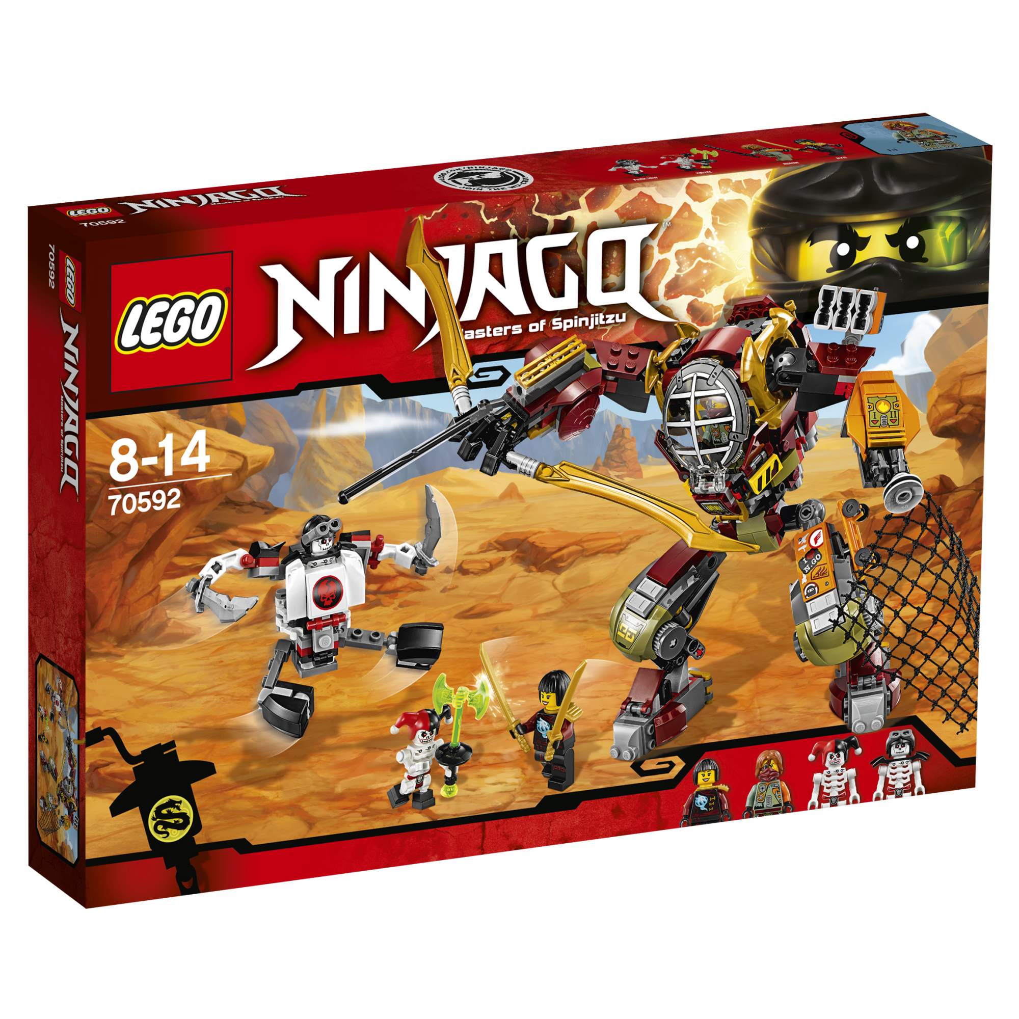 

Конструктор LEGO Ninjago 70592 Робот-спасатель, Ninjago 70592 Робот-спасатель