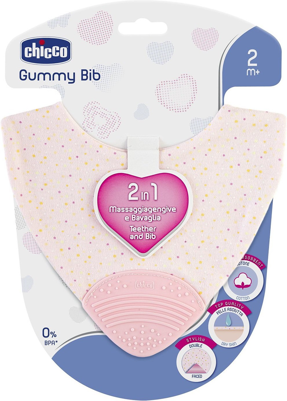 

Нагрудник детский Chicco Gummy 2 в 1 340624036 розовый [00002581100000], Нагрудник детский Chicco Gummy 2 в 1 340624036 00002581100000 розовый