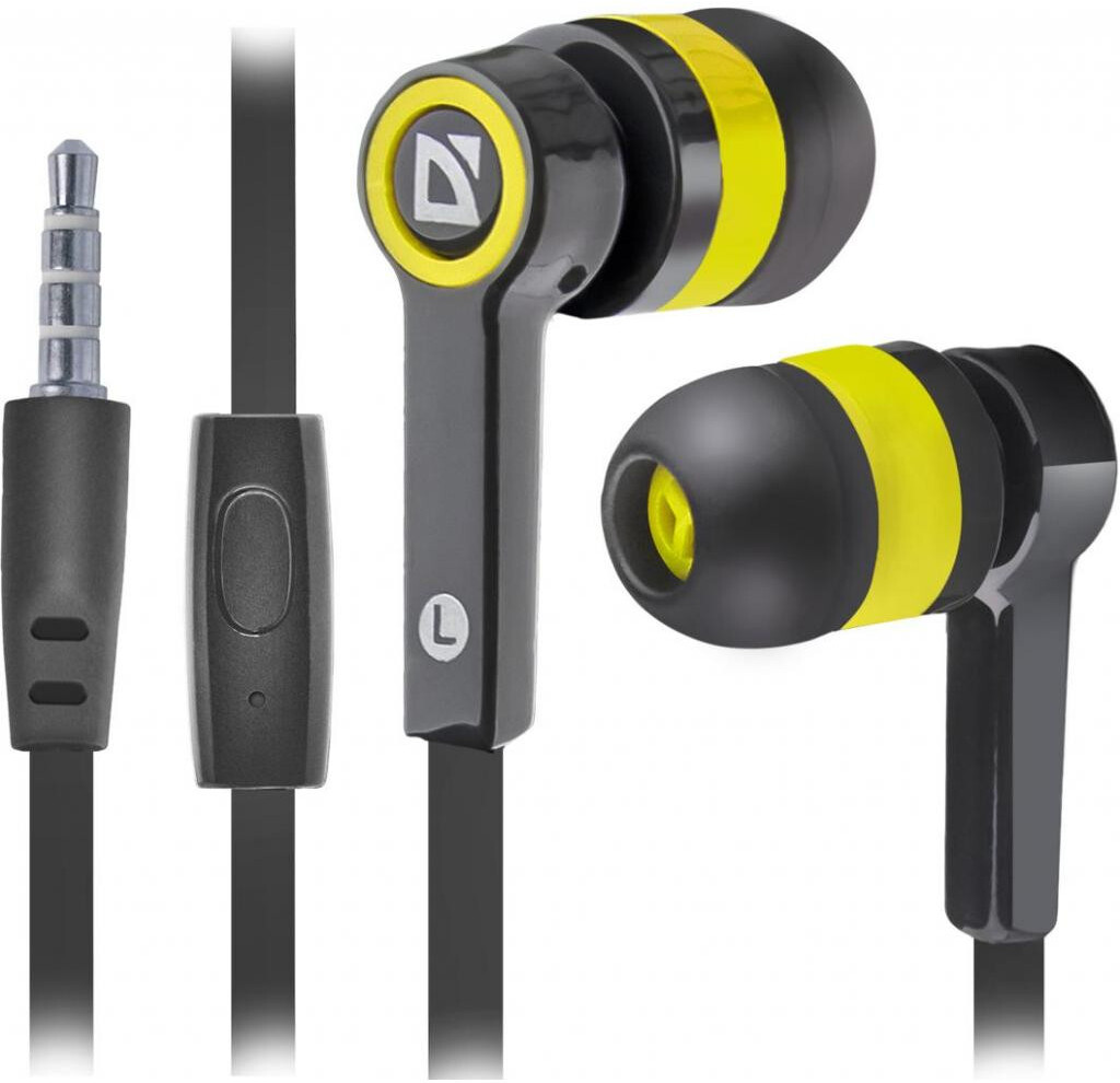 

Наушники Defender Pulse 420 (черный/желтый) [63421], Наушники Defender Pulse-420 63421 Black/Yellow