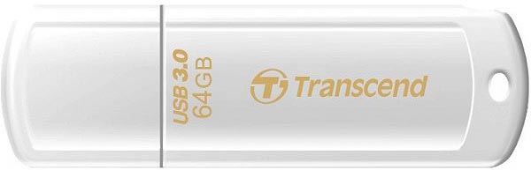 

USB Flash Transcend JetFlash 730 64Gb White (TS64GJF730), Флеш-накопитель USB Transcend 64GB TS64GJF730