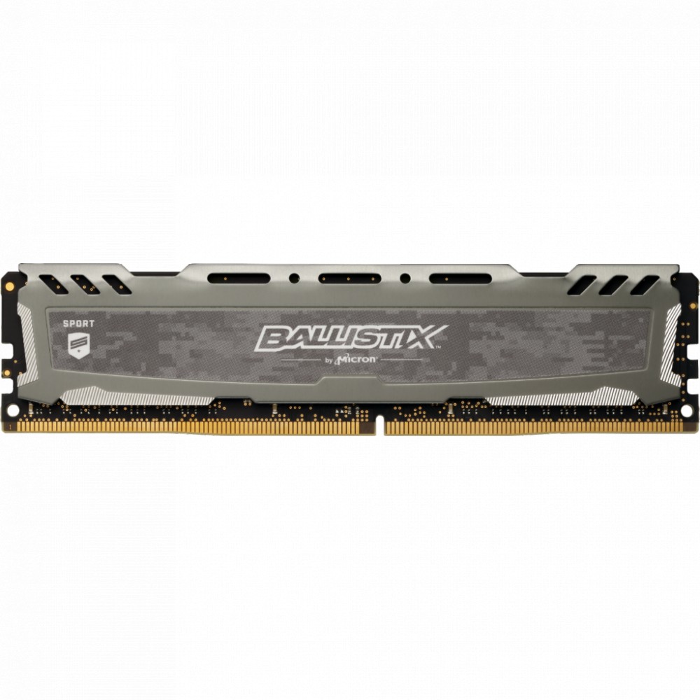 

Оперативная память Crucial Ballistix Sport LT DDR4 DIMM 3000MHz PC4-24000 CL15-16Gb Grey [BLS16G4D30AESB], Ballistix Sport LT DDR4 DIMM 3000MHz PC4-24000 CL15-16Gb