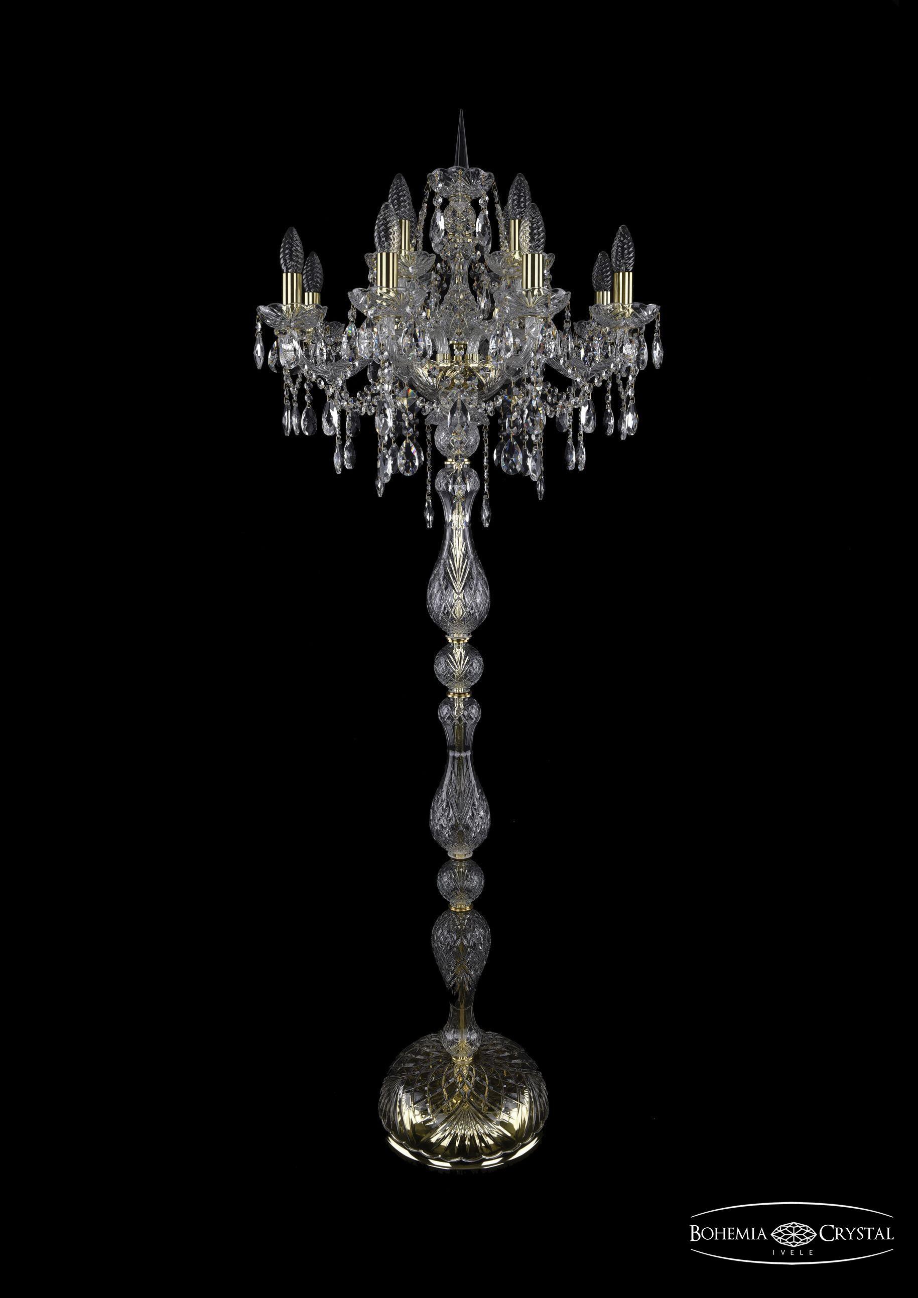 

Торшер Bohemia Ivele Crystal 1415T1/8+4/200-165/G
