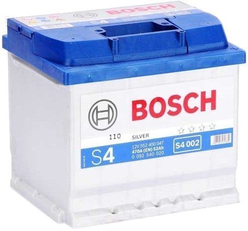 

Автомобильный аккумулятор Bosch S4 002 552 400 047 (52 А/ч), S4 002 552 400 047 (52 А/ч)