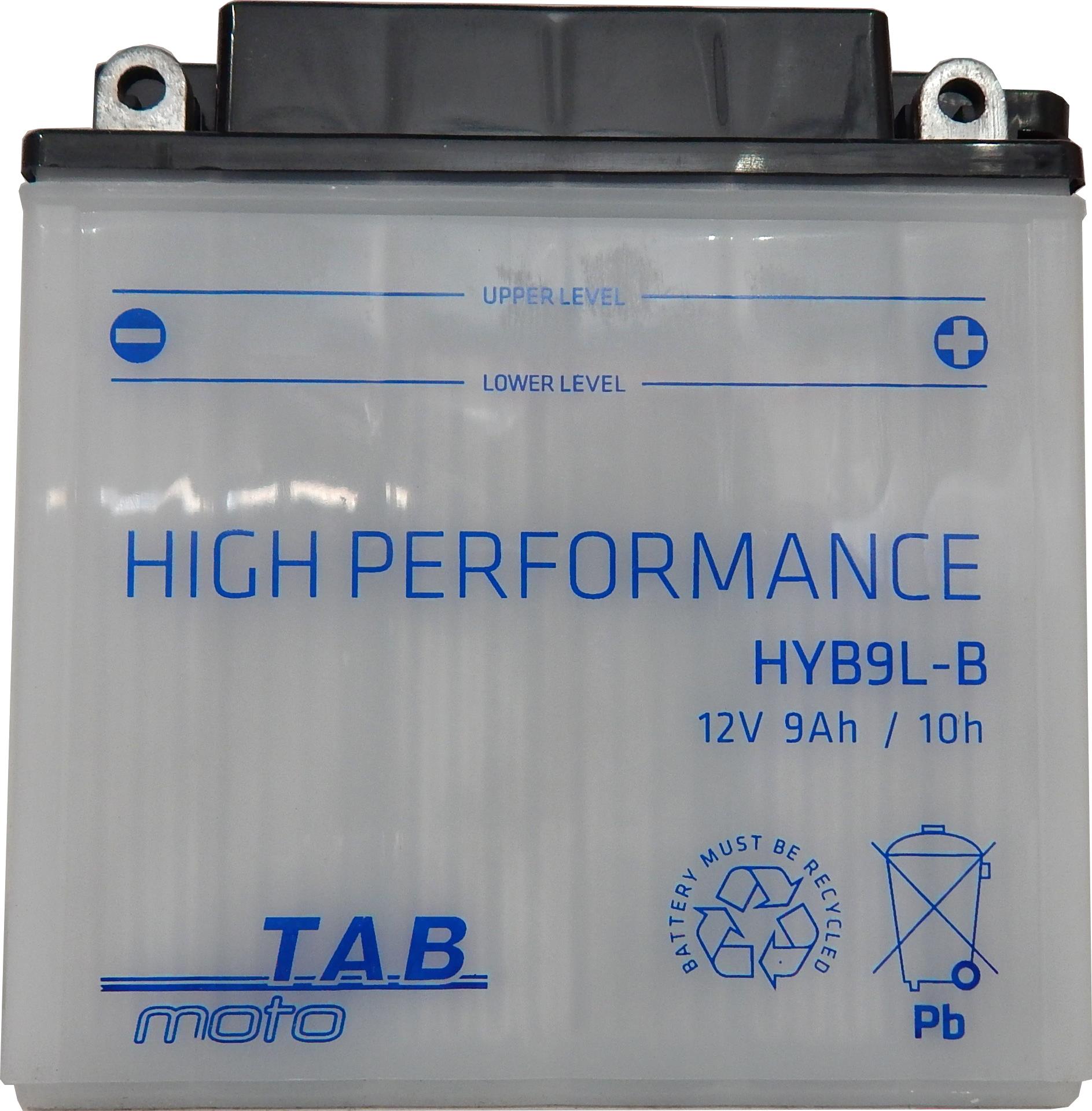 

Аккумулятор TAB YB9L-B 9 Ah, YB9L-B 9 Ah