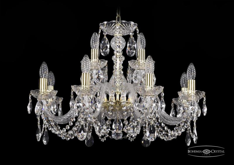 

Подвесная люстра Bohemia Ivele Crystal 1402/8+4/240/G