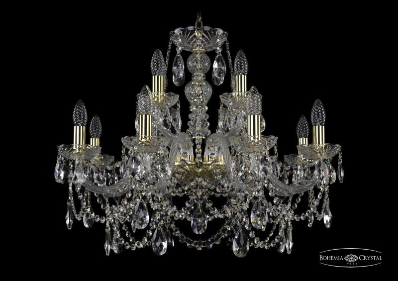 

Подвесная люстра Bohemia Ivele Crystal 1411/8+4/240/G